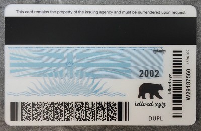 British Columbia (B.C.) Fake ID